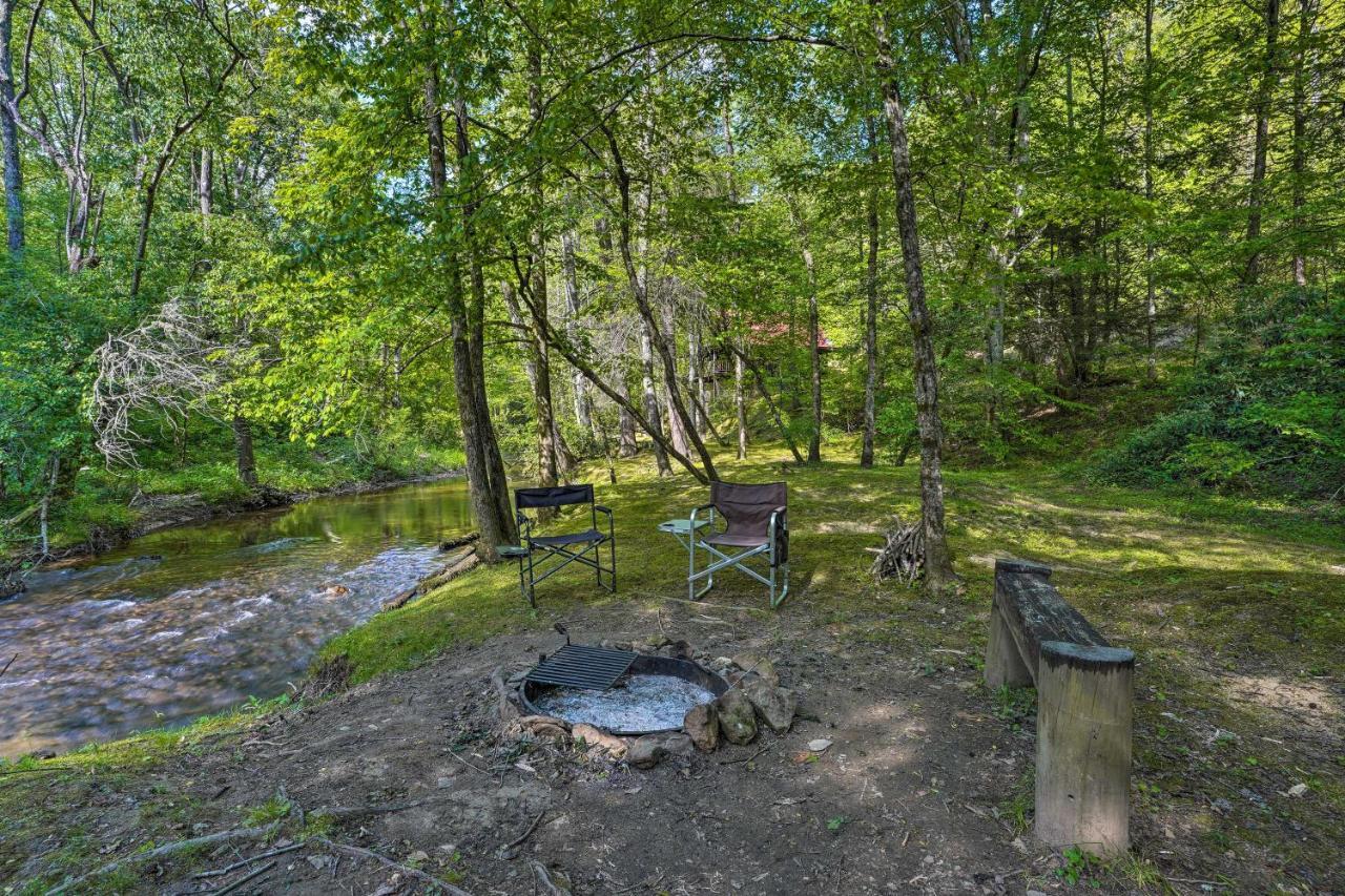 Cozy Tellico Plains Cabin With Large Mountain Creek! Экстерьер фото